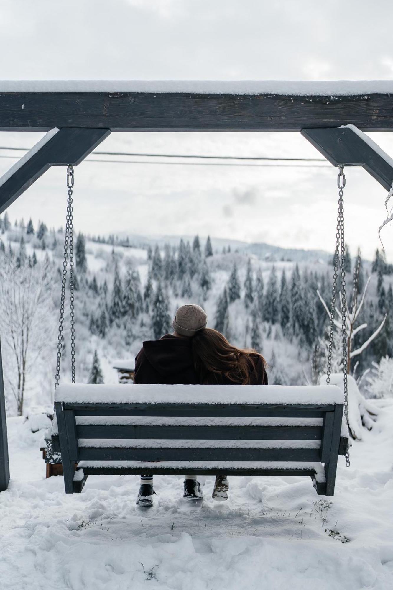 Карпатське Hygge Котедж Для Двох З Чаном-Джакузі У Горах سلافسكي المظهر الخارجي الصورة